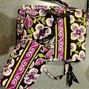 Vera Bradley crossover small bag and small wallet
